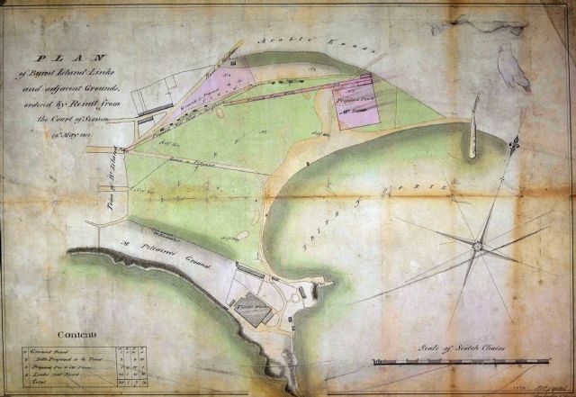Links and surrounding area map of 1815